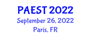 International Conference on Advances in Engineering, Science & Technology (PAEST) September 26, 2022 - Paris, France