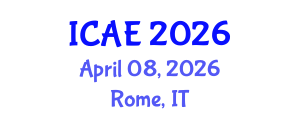 International Conference on Advances in Entomology (ICAE) April 08, 2026 - Rome, Italy