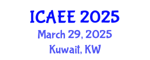 International Conference on Advances in Environmental Economics (ICAEE) March 29, 2025 - Kuwait, Kuwait