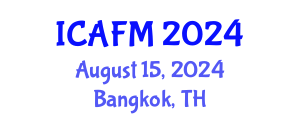 International Conference on Advances in Fluid Mechanics (ICAFM) August 15, 2024 - Bangkok, Thailand