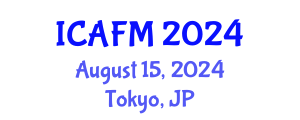 International Conference on Advances in Fluid Mechanics (ICAFM) August 15, 2024 - Tokyo, Japan