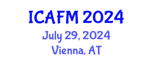 International Conference on Advances in Fluid Mechanics (ICAFM) July 29, 2024 - Vienna, Austria
