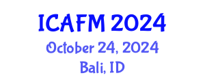 International Conference on Advances in Fluid Mechanics (ICAFM) October 24, 2024 - Bali, Indonesia