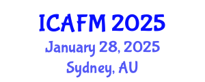 International Conference on Advances in Fluid Mechanics (ICAFM) January 28, 2025 - Sydney, Australia
