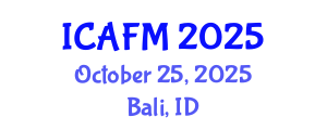 International Conference on Advances in Fluid Mechanics (ICAFM) October 25, 2025 - Bali, Indonesia