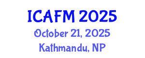 International Conference on Advances in Fluid Mechanics (ICAFM) October 21, 2025 - Kathmandu, Nepal