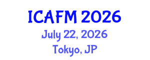 International Conference on Advances in Fluid Mechanics (ICAFM) July 22, 2026 - Tokyo, Japan