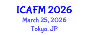 International Conference on Advances in Fluid Mechanics (ICAFM) March 25, 2026 - Tokyo, Japan