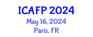 International Conference on Advances in Food Processing (ICAFP) May 16, 2024 - Paris, France