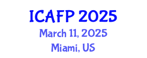 International Conference on Advances in Food Processing (ICAFP) March 11, 2025 - Miami, United States