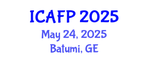 International Conference on Advances in Food Processing (ICAFP) May 24, 2025 - Batumi, Georgia