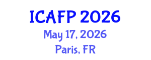 International Conference on Advances in Food Processing (ICAFP) May 17, 2026 - Paris, France