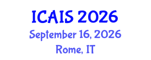 International Conference on Advances in Information Systems (ICAIS) September 16, 2026 - Rome, Italy