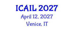 International Conference on Advances in Ionic Liquids (ICAIL) April 12, 2027 - Venice, Italy International Conference on Advances in Ionic Liquids (ICAIL) April 12, 2027 - Venice, Italy