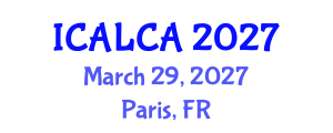 International Conference on Advances in Life Cycle Assessment (ICALCA) March 29, 2027 - Paris, France
