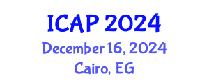 International Conference on Advances in Photobiology (ICAP) December 16, 2024 - Cairo, Egypt