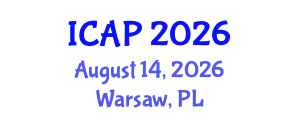 International Conference on Advances in Photobiology (ICAP) August 14, 2026 - Warsaw, Poland