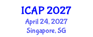 International Conference on Advances in Photobiology (ICAP) April 24, 2027 - Singapore, Singapore International Conference on Advances in Photobiology (ICAP) April 24, 2027 - Singapore, Singapore