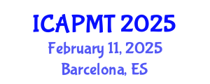 International Conference on Advances in Polymer Materials and Technology (ICAPMT) February 11, 2025 - Barcelona, Spain