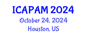 International Conference on Advances in Pure and Applied Mathematics (ICAPAM) October 24, 2024 - Houston, United States