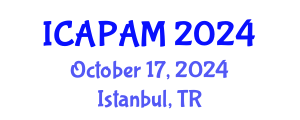 International Conference on Advances in Pure and Applied Mathematics (ICAPAM) October 17, 2024 - Istanbul, Turkey