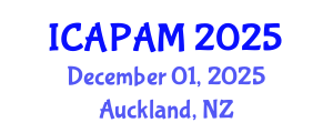 International Conference on Advances in Pure and Applied Mathematics (ICAPAM) December 01, 2025 - Auckland, New Zealand