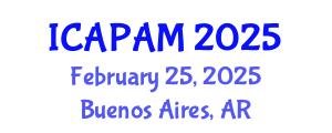 International Conference on Advances in Pure and Applied Mathematics (ICAPAM) February 25, 2025 - Buenos Aires, Argentina