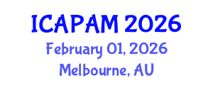 International Conference on Advances in Pure and Applied Mathematics (ICAPAM) February 01, 2026 - Melbourne, Australia