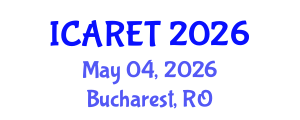 International Conference on Advances in Renewable Energy Technologies (ICARET) May 04, 2026 - Bucharest, Romania International Conference on Advances in Renewable Energy Technologies (ICARET) May 04, 2026 - Bucharest, Romania