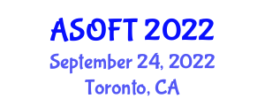 International Conference on Advances in Software Engineering (ASOFT) September 24, 2022 - Toronto, Canada