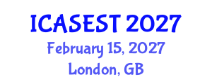 International Conference on Advances in Sports Engineering and Sports Technology (ICASEST) February 15, 2027 - London, United Kingdom International Conference on Advances in Sports Engineering and Sports Technology (ICASEST) February 15, 2027 - London, United Kingdom
