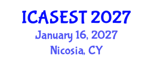 International Conference on Advances in Sports Engineering and Sports Technology (ICASEST) January 16, 2027 - Nicosia, Cyprus International Conference on Advances in Sports Engineering and Sports Technology (ICASEST) January 16, 2027 - Nicosia, Cyprus