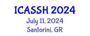 International Conference on Advances in the Social Sciences and Humanities (ICASSH) July 11, 2024 - Santorini, Greece