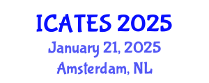 International Conference on Advances in Tribology and Engineering Systems (ICATES) January 21, 2025 - Amsterdam, Netherlands