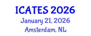 International Conference on Advances in Tribology and Engineering Systems (ICATES) January 21, 2026 - Amsterdam, Netherlands