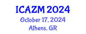 International Conference on Advances in Zeolite Materials (ICAZM) October 17, 2024 - Athens, Greece