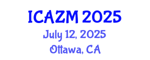International Conference on Advances in Zeolite Materials (ICAZM) July 12, 2025 - Ottawa, Canada