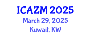 International Conference on Advances in Zeolite Materials (ICAZM) March 29, 2025 - Kuwait, Kuwait