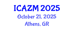 International Conference on Advances in Zeolite Materials (ICAZM) October 21, 2025 - Athens, Greece