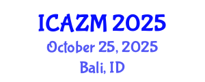 International Conference on Advances in Zeolite Materials (ICAZM) October 25, 2025 - Bali, Indonesia