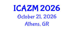 International Conference on Advances in Zeolite Materials (ICAZM) October 21, 2026 - Athens, Greece