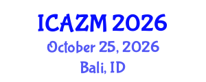 International Conference on Advances in Zeolite Materials (ICAZM) October 25, 2026 - Bali, Indonesia