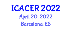International Conference on Advances on Clean Energy Research (ICACER) April 20, 2022 - Barcelona, Spain