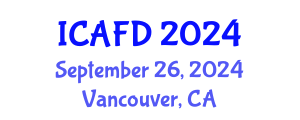 International Conference on Aerodynamics and Flight Dynamics (ICAFD) September 26, 2024 - Vancouver, Canada