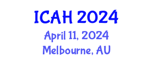 International Conference on Aerodynamics and Hydrodynamics (ICAH) April 11, 2024 - Melbourne, Australia