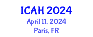 International Conference on Aerodynamics and Hydrodynamics (ICAH) April 11, 2024 - Paris, France