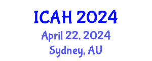 International Conference on Aerodynamics and Hydrodynamics (ICAH) April 22, 2024 - Sydney, Australia