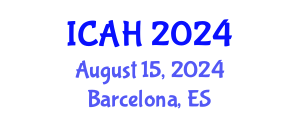 International Conference on Aerodynamics and Hydrodynamics (ICAH) August 15, 2024 - Barcelona, Spain