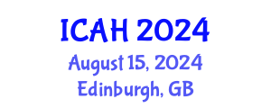International Conference on Aerodynamics and Hydrodynamics (ICAH) August 15, 2024 - Edinburgh, United Kingdom