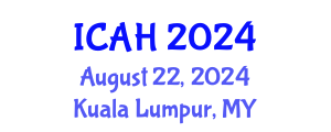 International Conference on Aerodynamics and Hydrodynamics (ICAH) August 22, 2024 - Kuala Lumpur, Malaysia